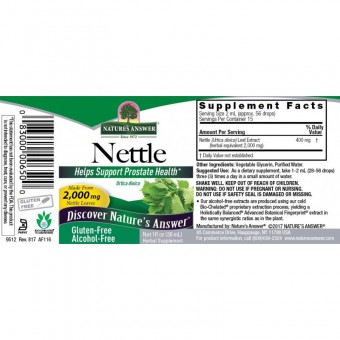 Nature's Answer Žihľava dvojdomá bylinné kvapky 30 ml