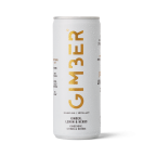 Gimber Zázvor, citrón & bylinky, bio perlivý nápoj, 250 ml