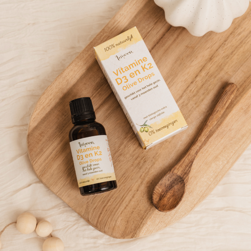 Laveen Vitamín D3 K2 pre bábätká a deti olivové kvapky 30 ml