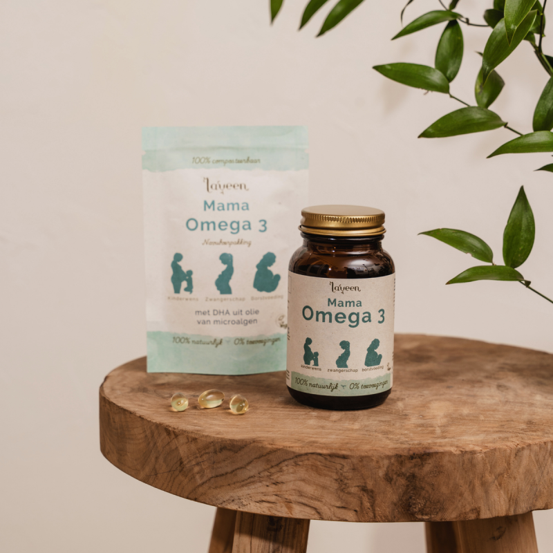 Laveen Mama Omega 3 pre tehotné (rastlinné, bohaté na DHA) 60 ks
