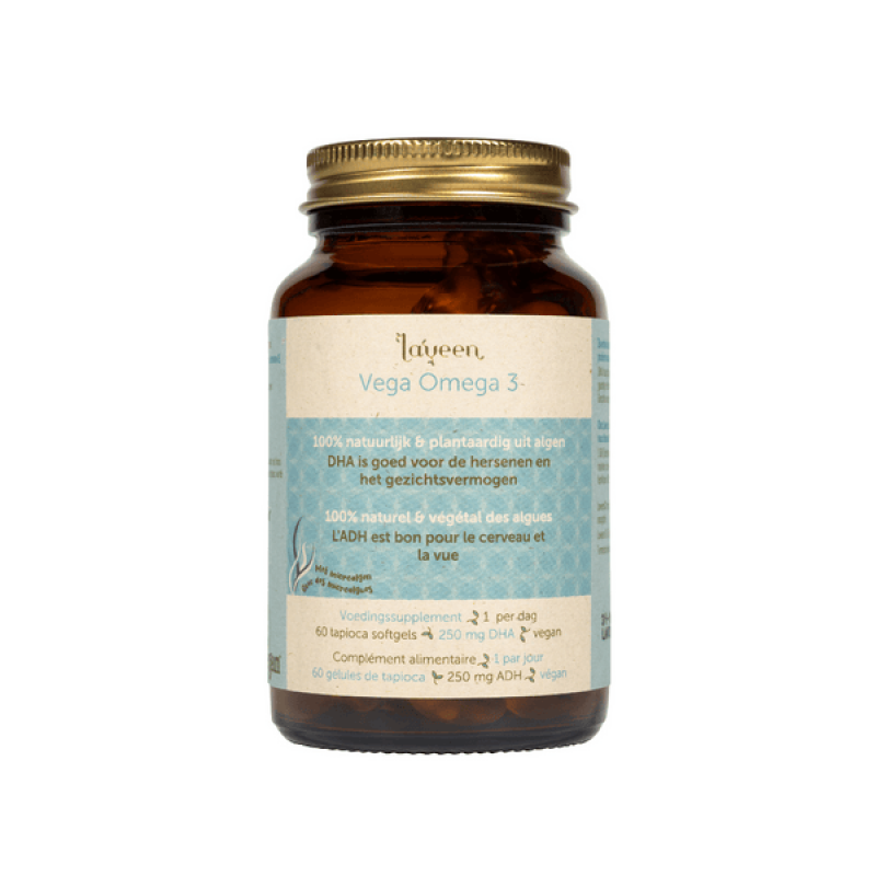 Laveen Vega Omega-3  (DHA rastlinného pôvodu) 60 tapiokových gélových kapsúl