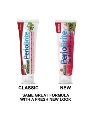 Nature's Answer Rozjasňujúca prírodná zubná pasta Periobrite so xylitolom bez fluoridu 113,4 g