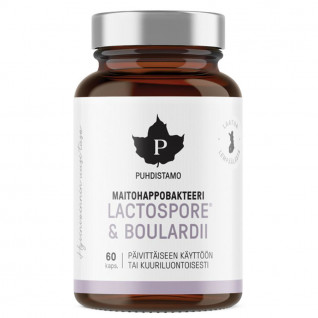 Puhdistamo Probiotiká Lactic Acid Bacteria Boulardii, LactoSpore a Lynside