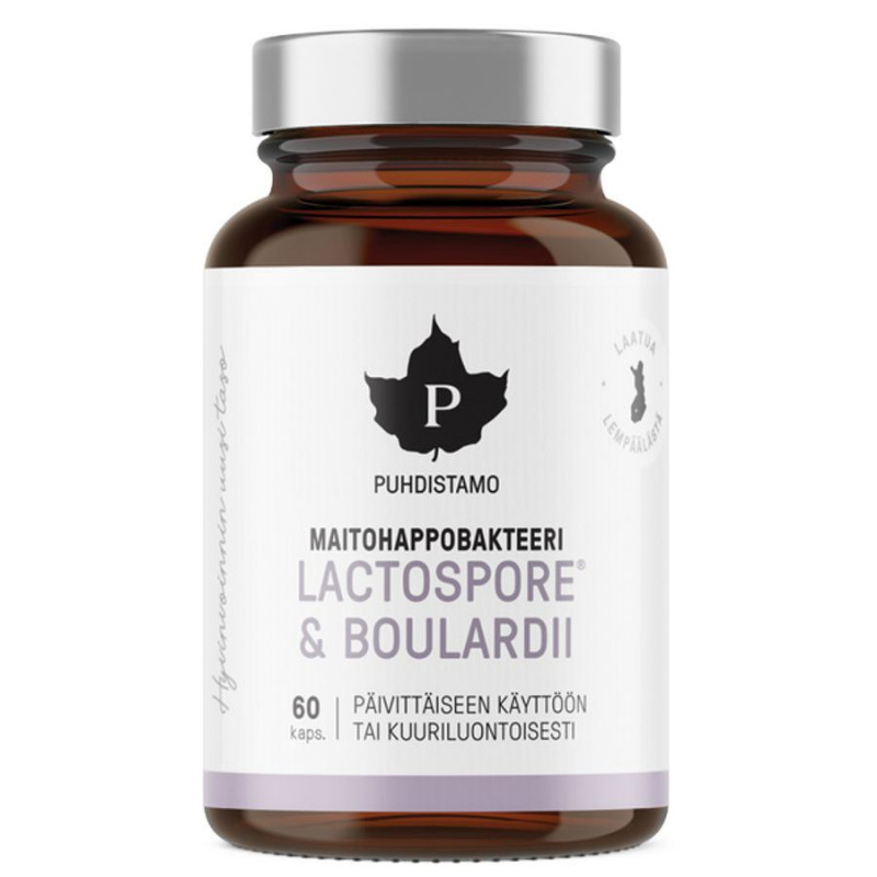 Puhdistamo Probiotiká Lactic Acid Bacteria Boulardii, LactoSpore a Lynside