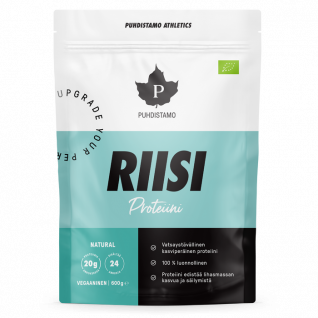 Puhdistamo Bio ryžový proteín 600 g natural
